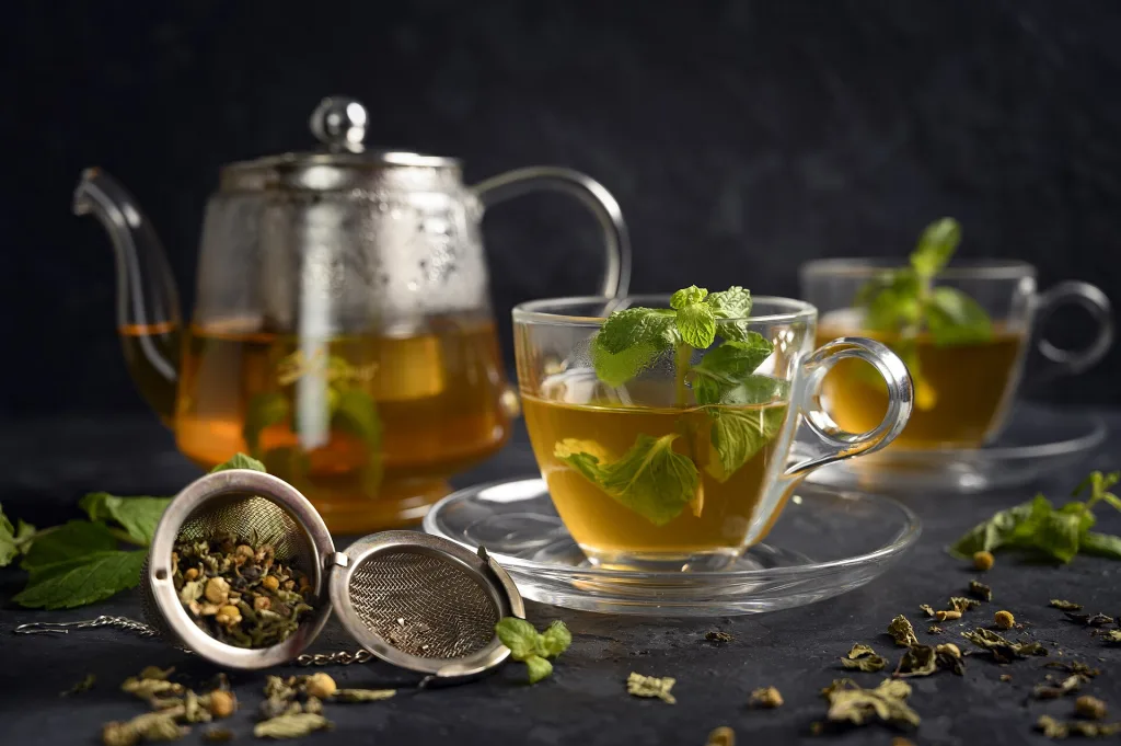 Moroccan mint tea